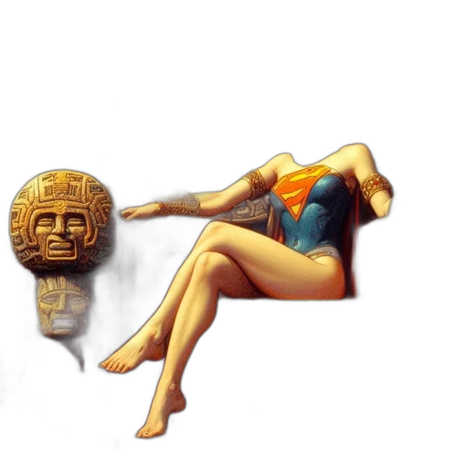 jewelry, mask, staff, robot transparent PNG cut-out