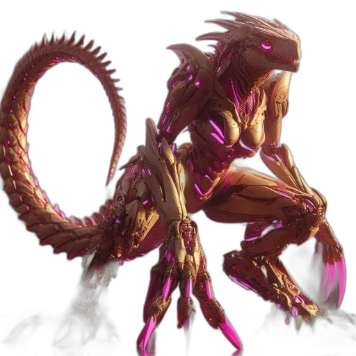 dragon, creature, animal, staff transparent PNG cut-out