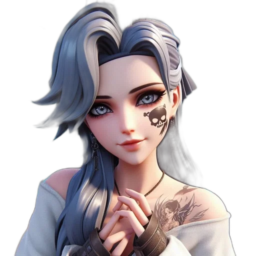 staff, jewelry, face, fantasy art transparent PNG cut-out