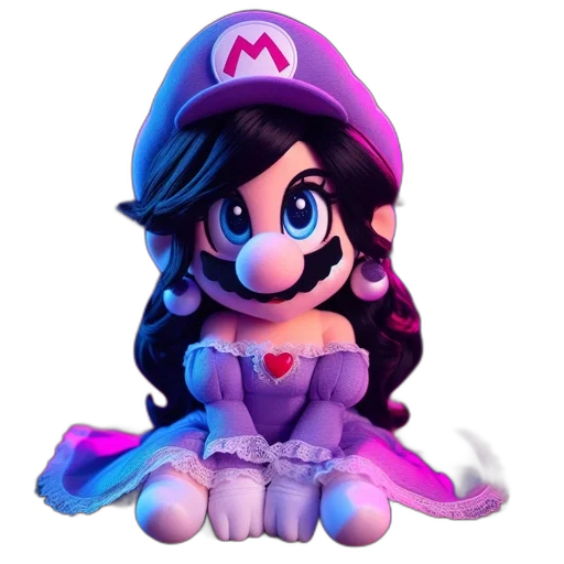 dress, crown, hat, staff transparent PNG cut-out