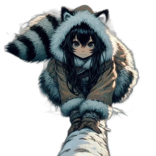 animal, creature, jacket, weapon transparent PNG cut-out