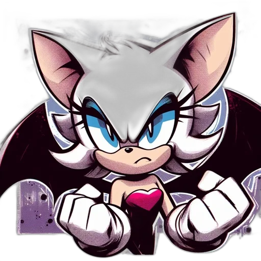comic book art, concept art, cartoon, pixel art transparent PNG cut-out