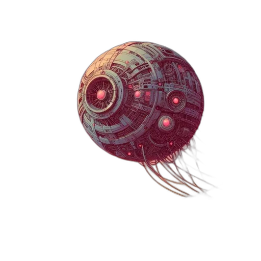 creature, weapon, robot, hair transparent PNG cut-out