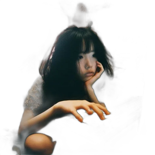 creature, face, dragon, hair transparent PNG cut-out