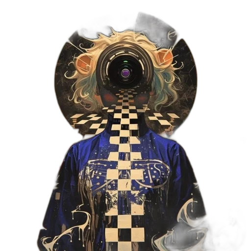 mask, dress, robot, crown transparent PNG cut-out