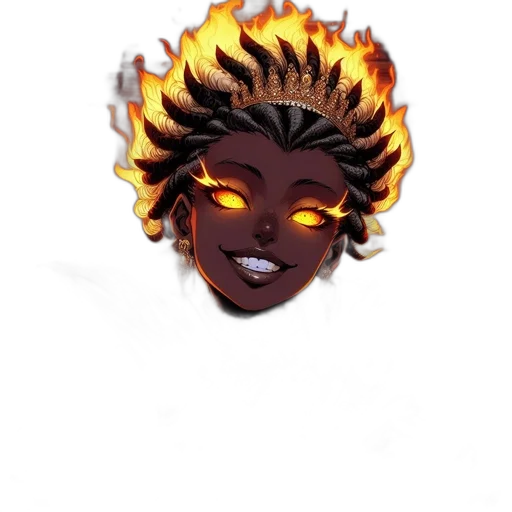 crown, mask, face, staff transparent PNG cut-out
