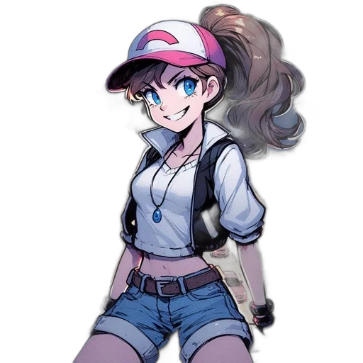 hat, staff, jacket, weapon transparent PNG cut-out