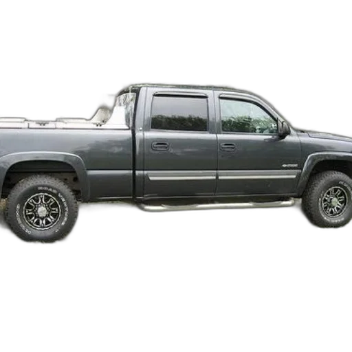 car, dark, gray, pickup transparent PNG cut-out