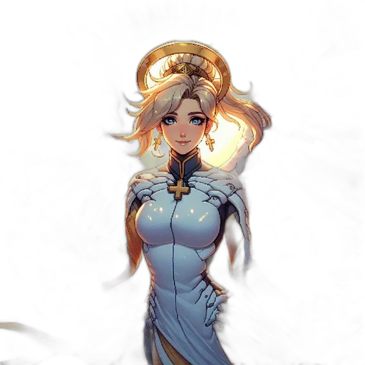 dress, crown, staff, sword transparent PNG cut-out