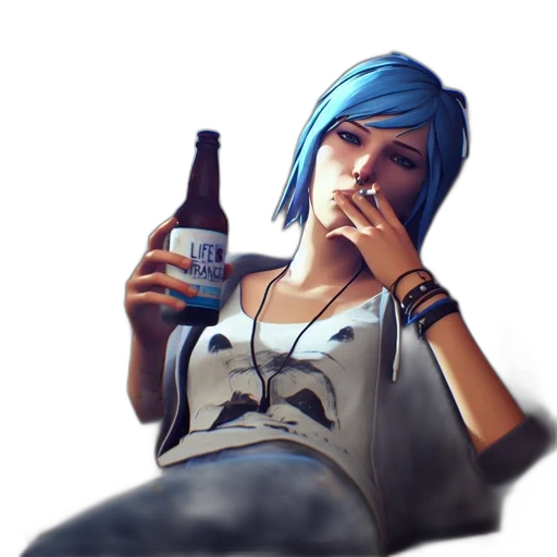 bottle, jacket, photorealistic, concept art transparent PNG cut-out