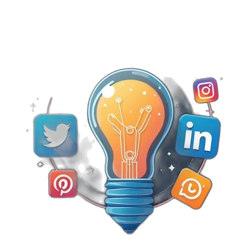 b2b, advertising, which, social transparent PNG cut-out