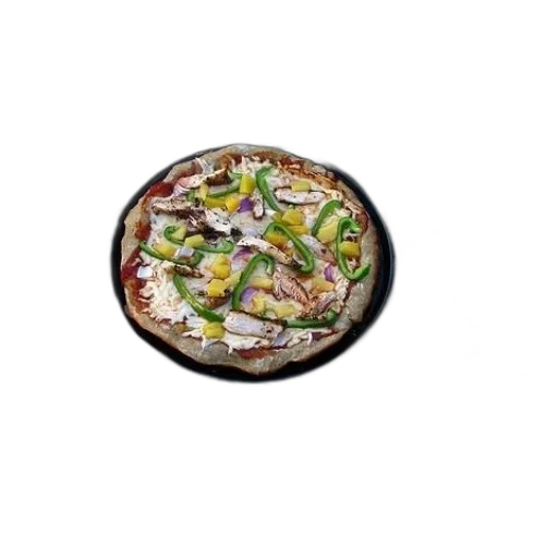 food, 3d render, photorealistic, pizza transparent PNG cut-out
