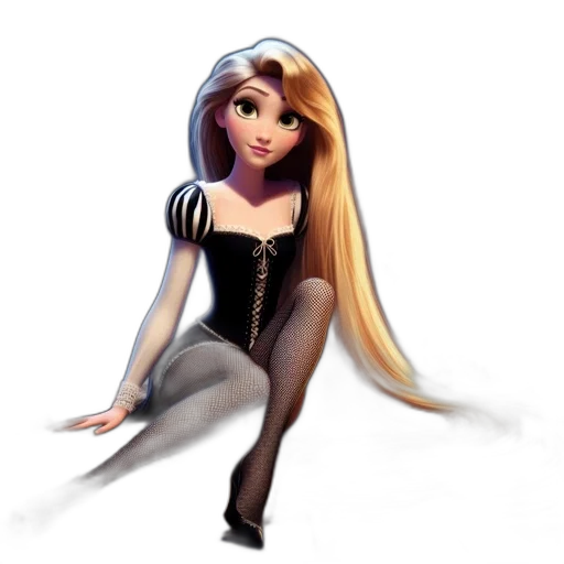 dress, cartoon, 3d render, concept art transparent PNG cut-out