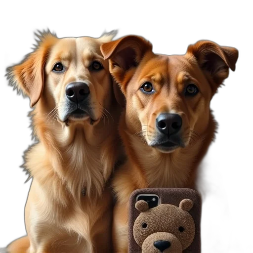animal, face, staff, photorealistic transparent PNG cut-out