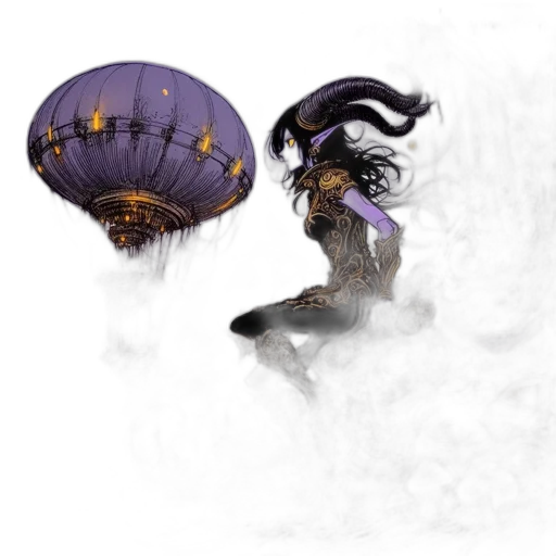 dragon, mask, creature, umbrella transparent PNG cut-out