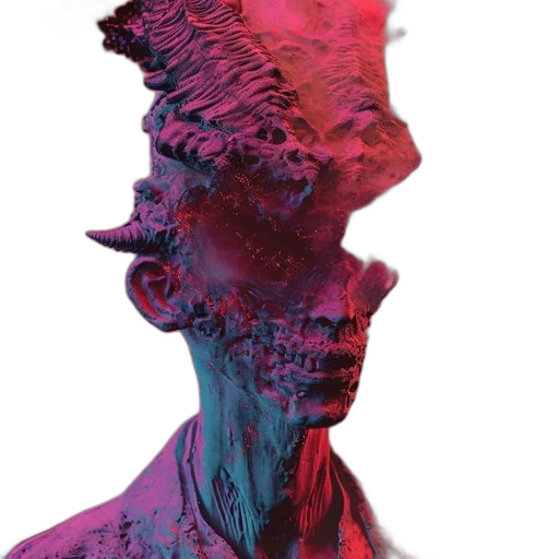 face, mask, staff, robot transparent PNG cut-out