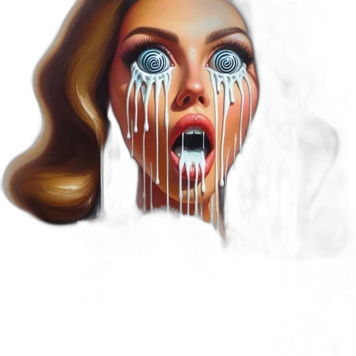 face, mask, concept art, photorealistic transparent PNG cut-out