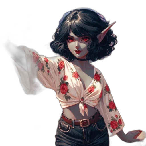 dress, staff, concept art, fantasy art transparent PNG cut-out