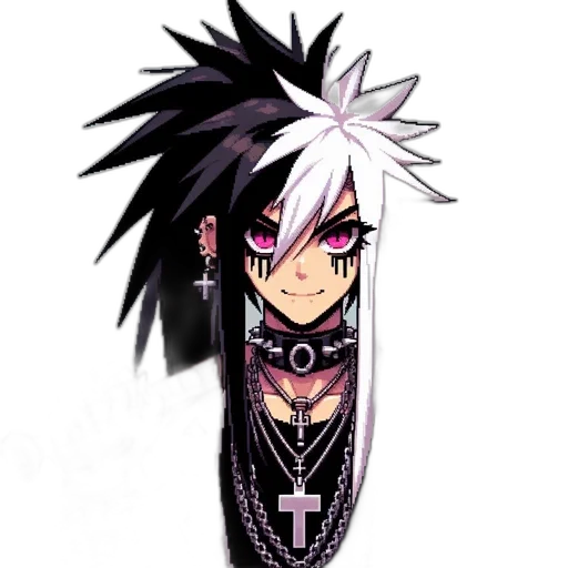 jewelry, staff, weapon, hair transparent PNG cut-out