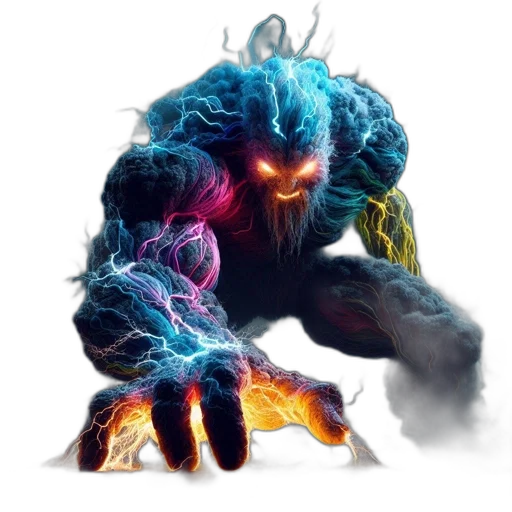 creature, dragon, animal, staff transparent PNG cut-out