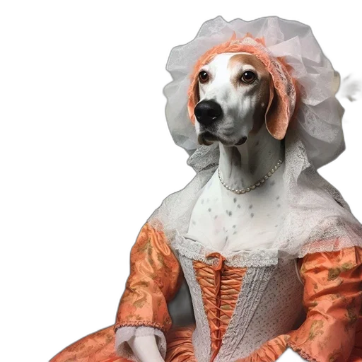 dress, animal, crown, hat transparent PNG cut-out