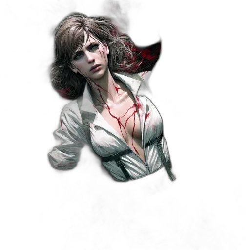 staff, face, jacket, comic book art transparent PNG cut-out