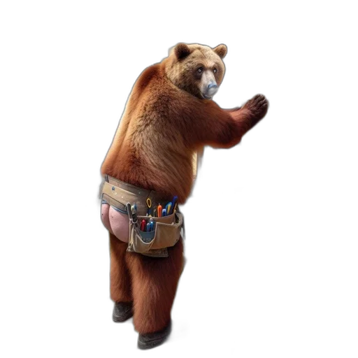 animal, jacket, staff, creature transparent PNG cut-out
