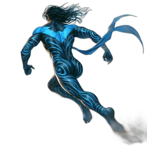 creature, hair, concept art, comic book art transparent PNG cut-out