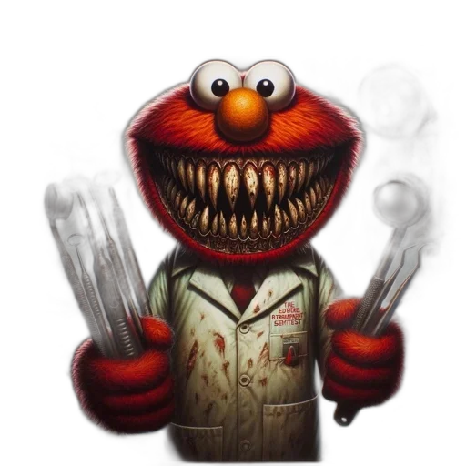 staff, creature, concept art, 3d render transparent PNG cut-out