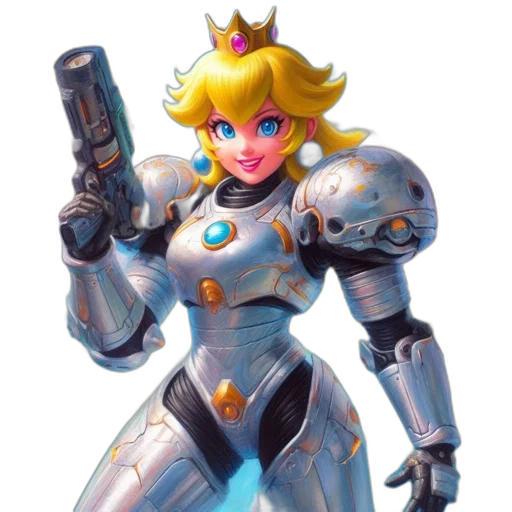 robot, weapon, crown, sword transparent PNG cut-out