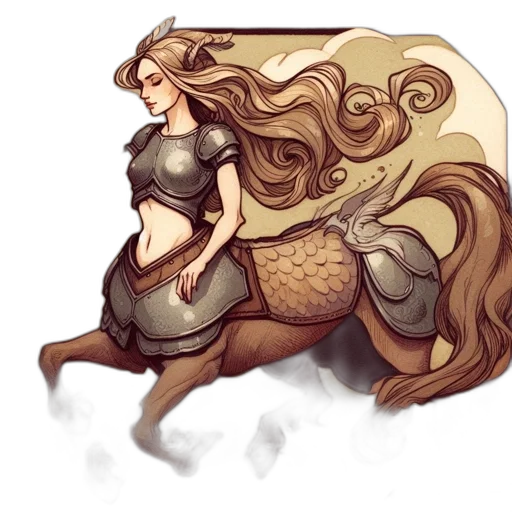 dragon, dress, hair, creature transparent PNG cut-out