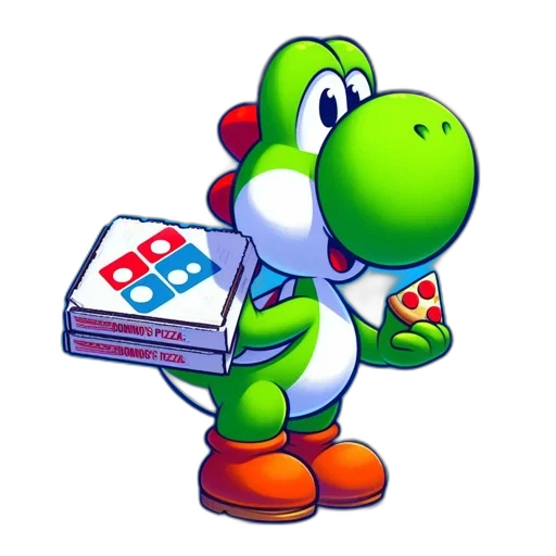 food, dragon, animal, pixel art transparent PNG cut-out
