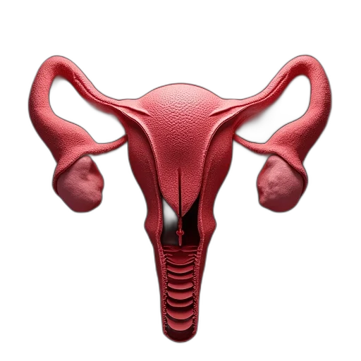 red, uterus, female, reproductive transparent PNG cut-out