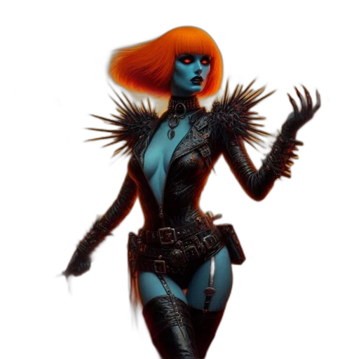 robot, staff, concept art, fantasy art transparent PNG cut-out