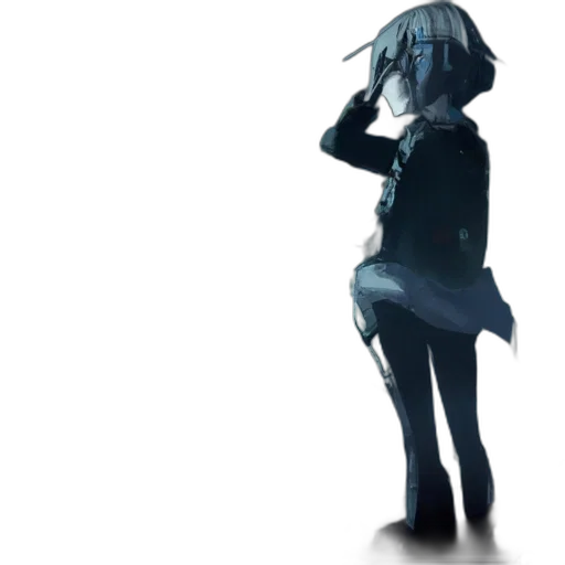 jacket, staff, mask, robot transparent PNG cut-out
