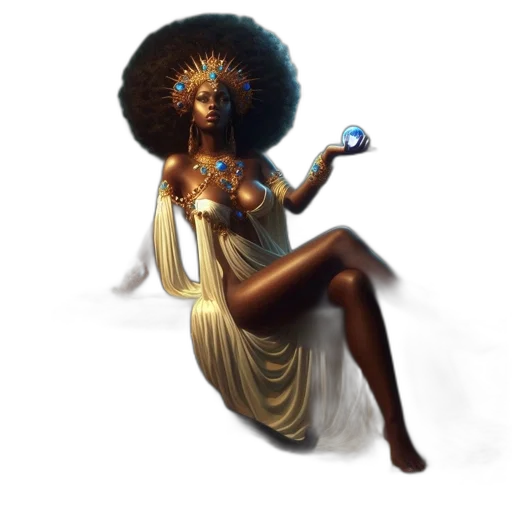 staff, dress, jewelry, fantasy art transparent PNG cut-out