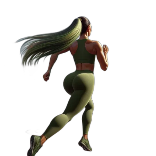 hair, 3d render, concept art, photorealistic transparent PNG cut-out