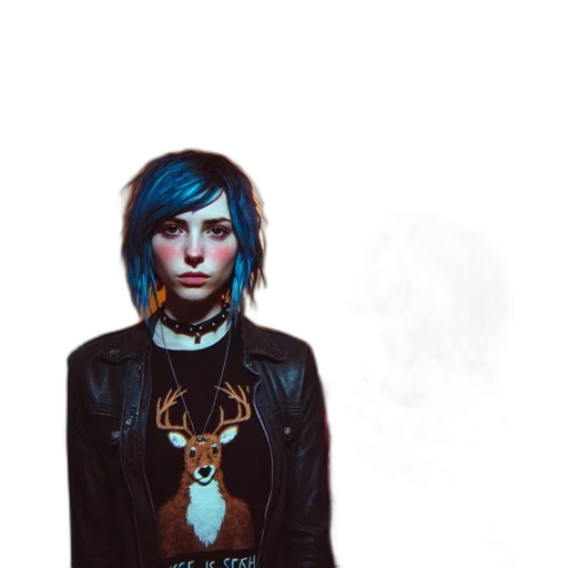 jacket, face, animal, creature transparent PNG cut-out