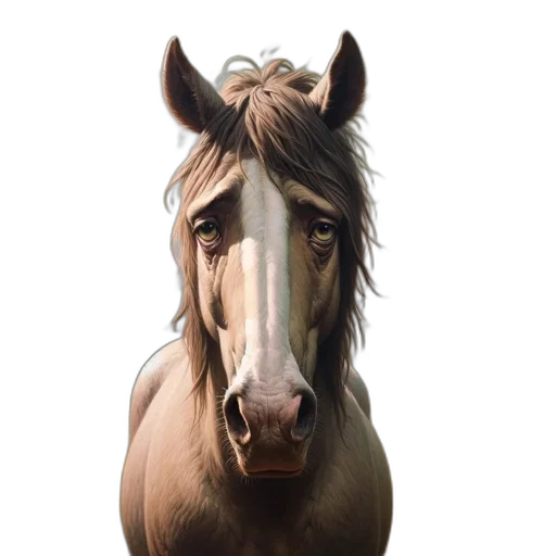 animal, face, hair, creature transparent PNG cut-out