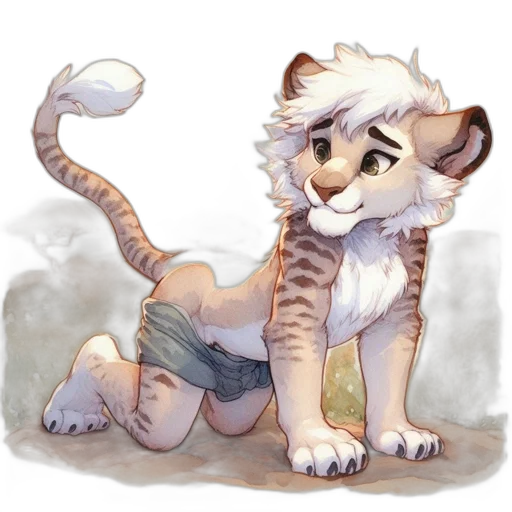 creature, animal, watercolor, concept art transparent PNG cut-out