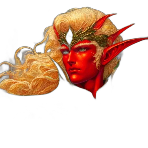 dragon, mask, face, hair transparent PNG cut-out