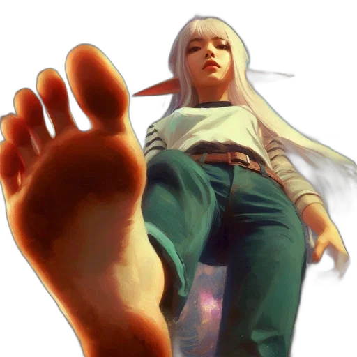 shoes, face, weapon, concept art transparent PNG cut-out