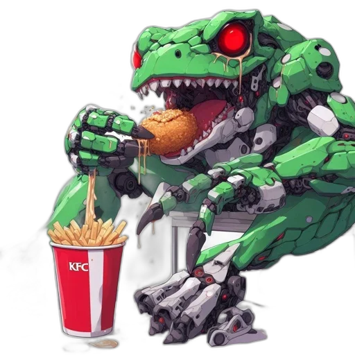 robot, food, creature, animal transparent PNG cut-out