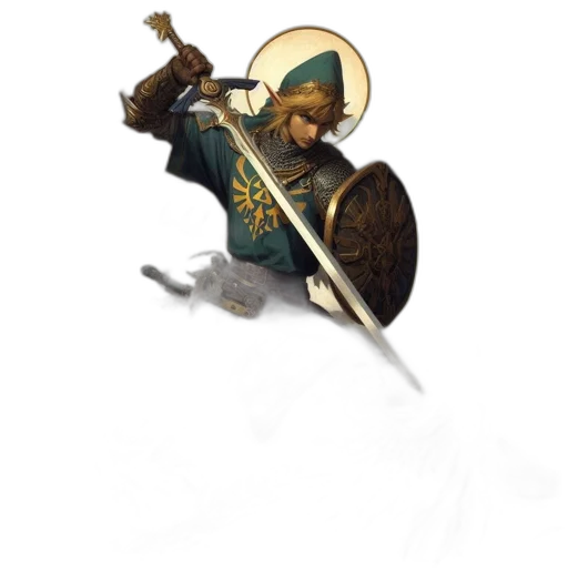 sword, staff, weapon, crown transparent PNG cut-out
