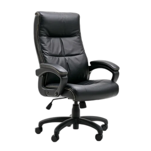 furniture, staff, 3d render, black transparent PNG cut-out