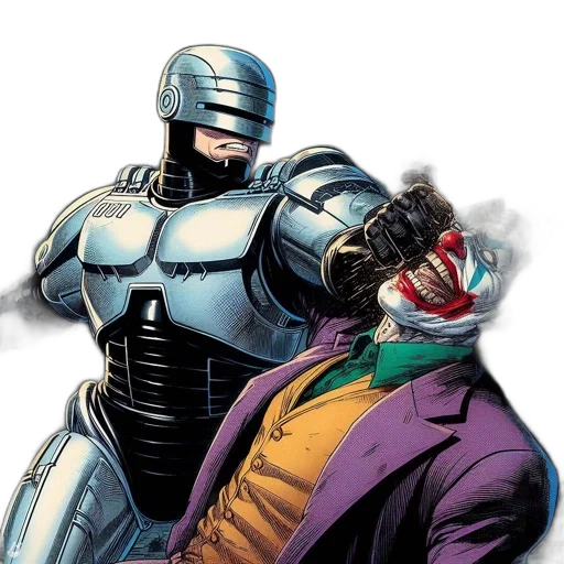 robot, mask, comic book art, concept art transparent PNG cut-out