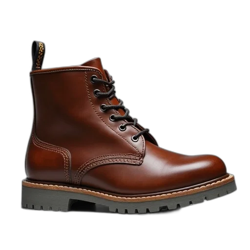shoes, photorealistic, men, brown transparent PNG cut-out