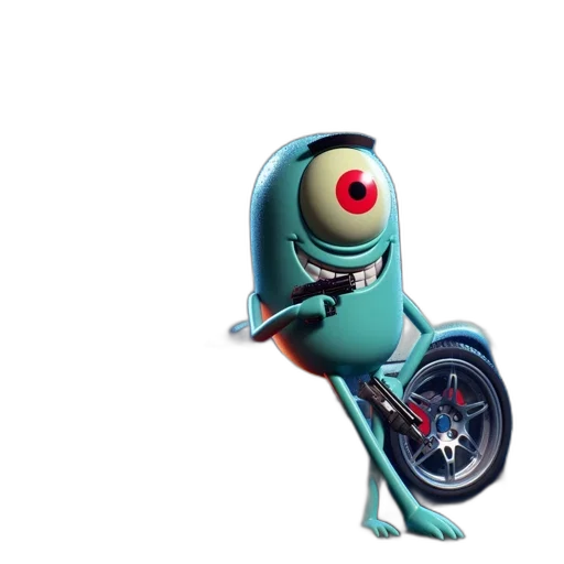 robot, staff, car, creature transparent PNG cut-out
