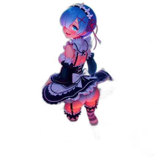 dress, robot, staff, creature transparent PNG cut-out