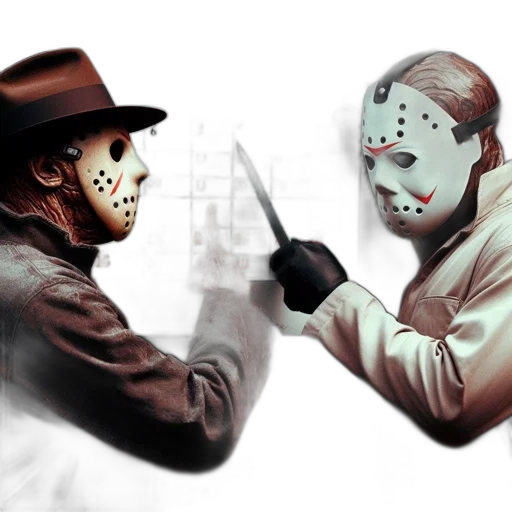 mask, concept art, comic book art, pixel art transparent PNG cut-out